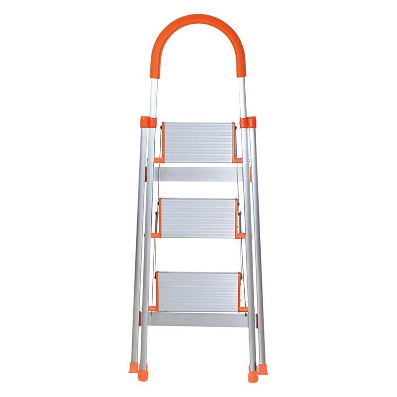 บันได STEP 3 ขั้น MEDILA รุ่น HMLV-00171-3-WH-OR พับได้ อะลูมิเนียม สีขาว-ส้ม